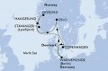 Routenkarte - Norwegens Schönheiten im Süden